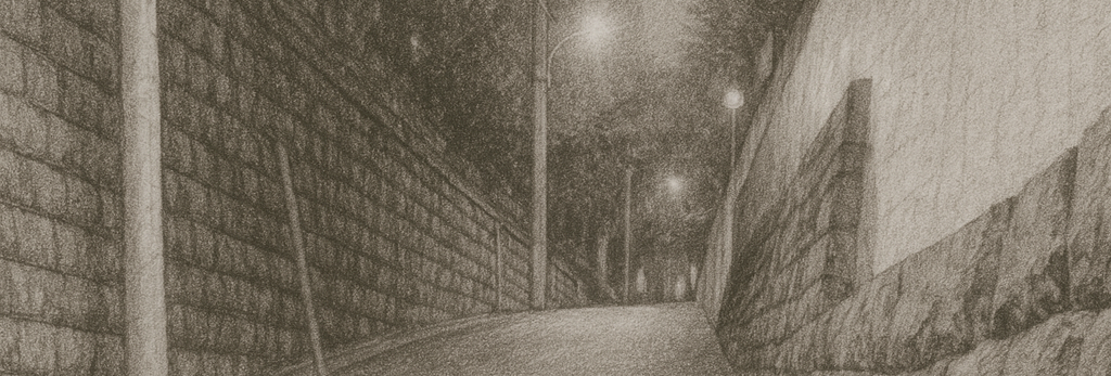 Japan street at night